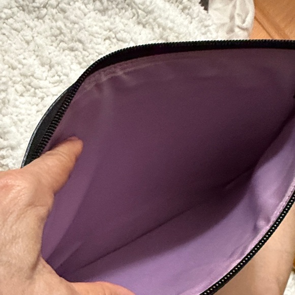 Coach Black and Silver Animal Print Clutch/tablet bag padded - Picture 9 of 16